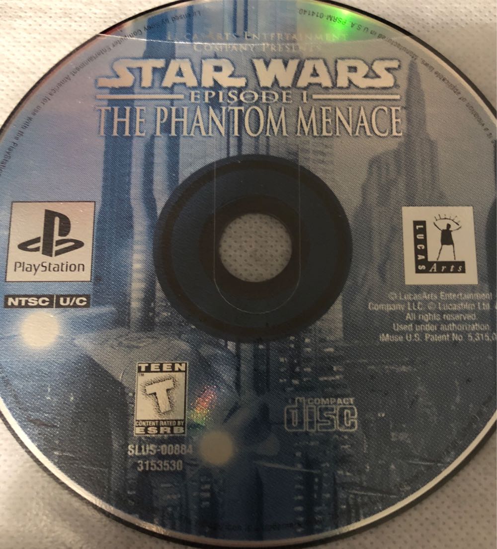Star Wars Episode I: The Phantom Menace - Sony PlayStation (Lucas Arts Entertainment - 1) video game collectible - Main Image 4