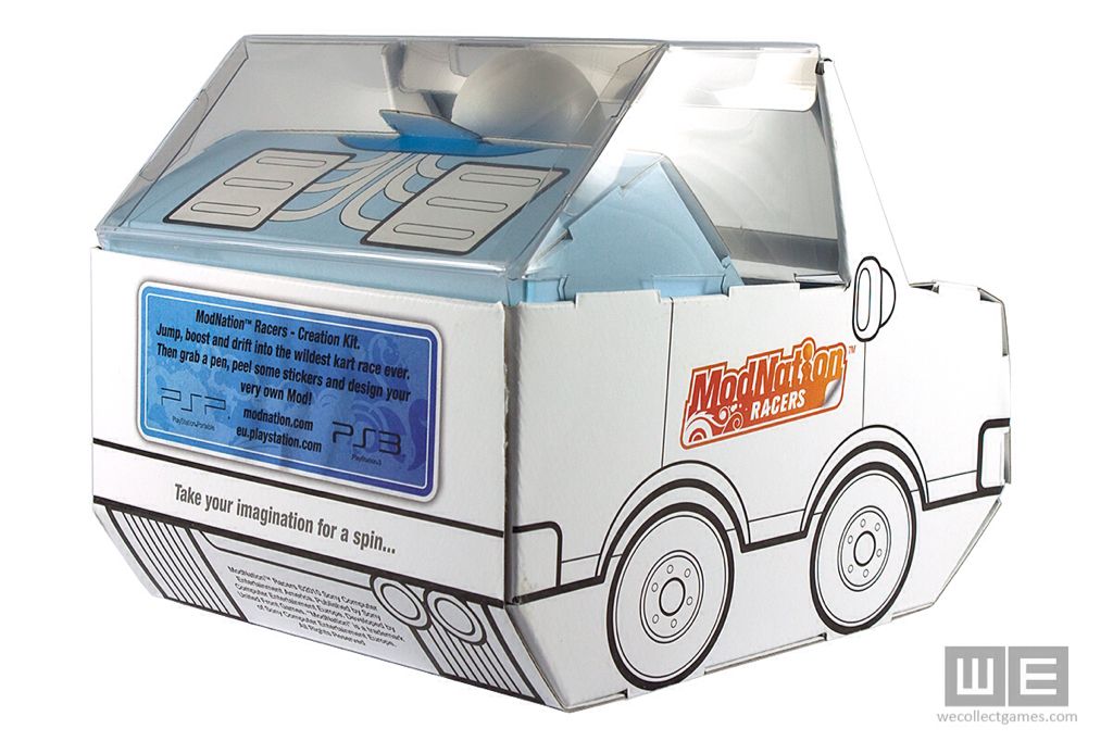 ModNation Racers (Press Kit) - Sony PlayStation 3 (PS3) (Sony Computer Entertainment - 4) video game collectible [Barcode 711719120476] - Main Image 2