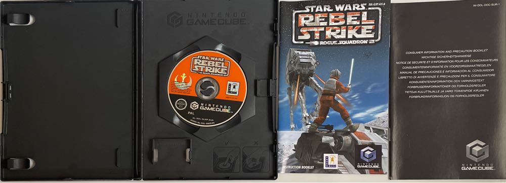 Star Wars: Rogue Squadron III - Rebel Strike - Nintendo GameCube (LucasArts - 1-2) video game collectible [Barcode 023272997953] - Main Image 3