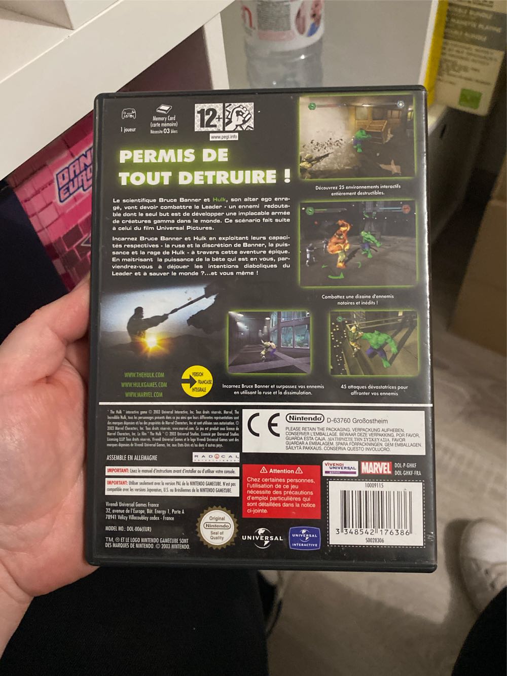 Hulk - Nintendo GameCube (Universal - 1) video game collectible [Barcode 3348542176386] - Main Image 2
