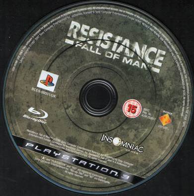 Resistance: Fall of Man - Sony PlayStation 3 (PS3) (Sony Computer Entertainment - 1-4) video game collectible [Barcode 711719810728] - Main Image 2