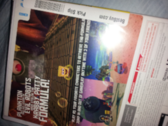 Spongebob Squarepants: Planktons Robotic Revenge - Nintendo Wii (Activision) video game collectible [Barcode 047875768048] - Main Image 2