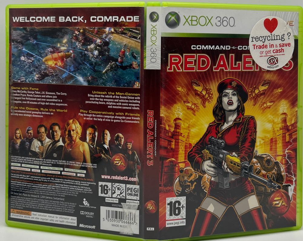 Command & Conquer: Red Alert 3 - Microsoft Xbox 360 (Electronic Arts - 4) video game collectible [Barcode 5030930066666] - Main Image 3