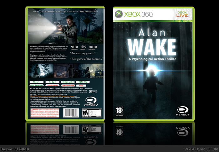 Alen Wake - Microsoft Xbox One video game collectible - Main Image 2