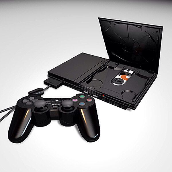 Console Sony Play Station Slim - Sony PlayStation 2 (PS2) video game collectible - Main Image 1