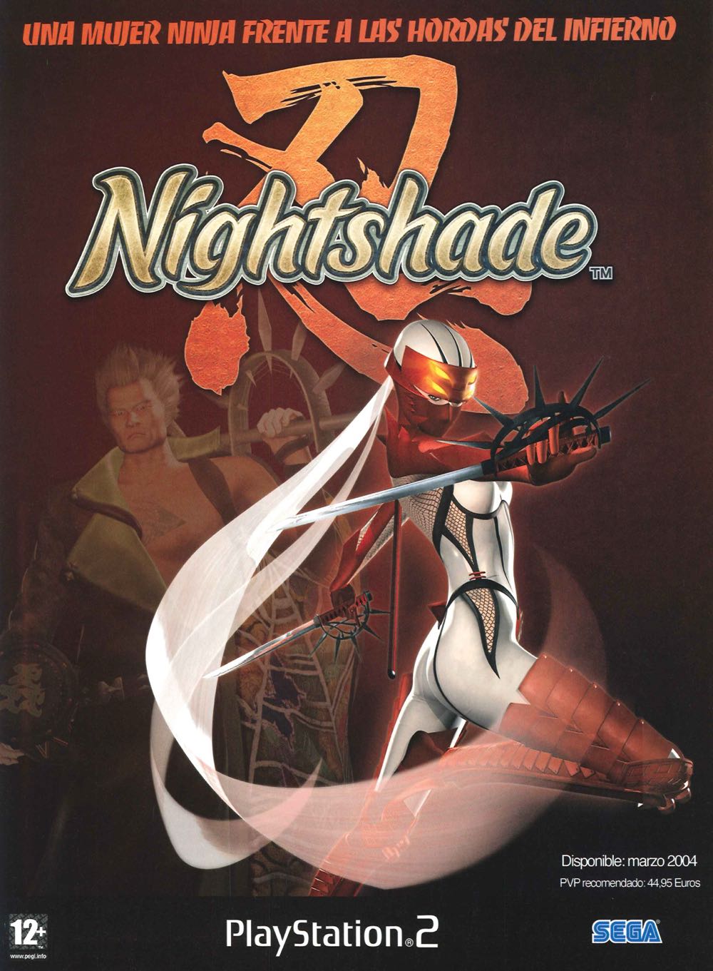 Nightshade - Sony PlayStation 2 (PS2) (Sega - 1) video game collectible [Barcode 010086630404] - Main Image 4