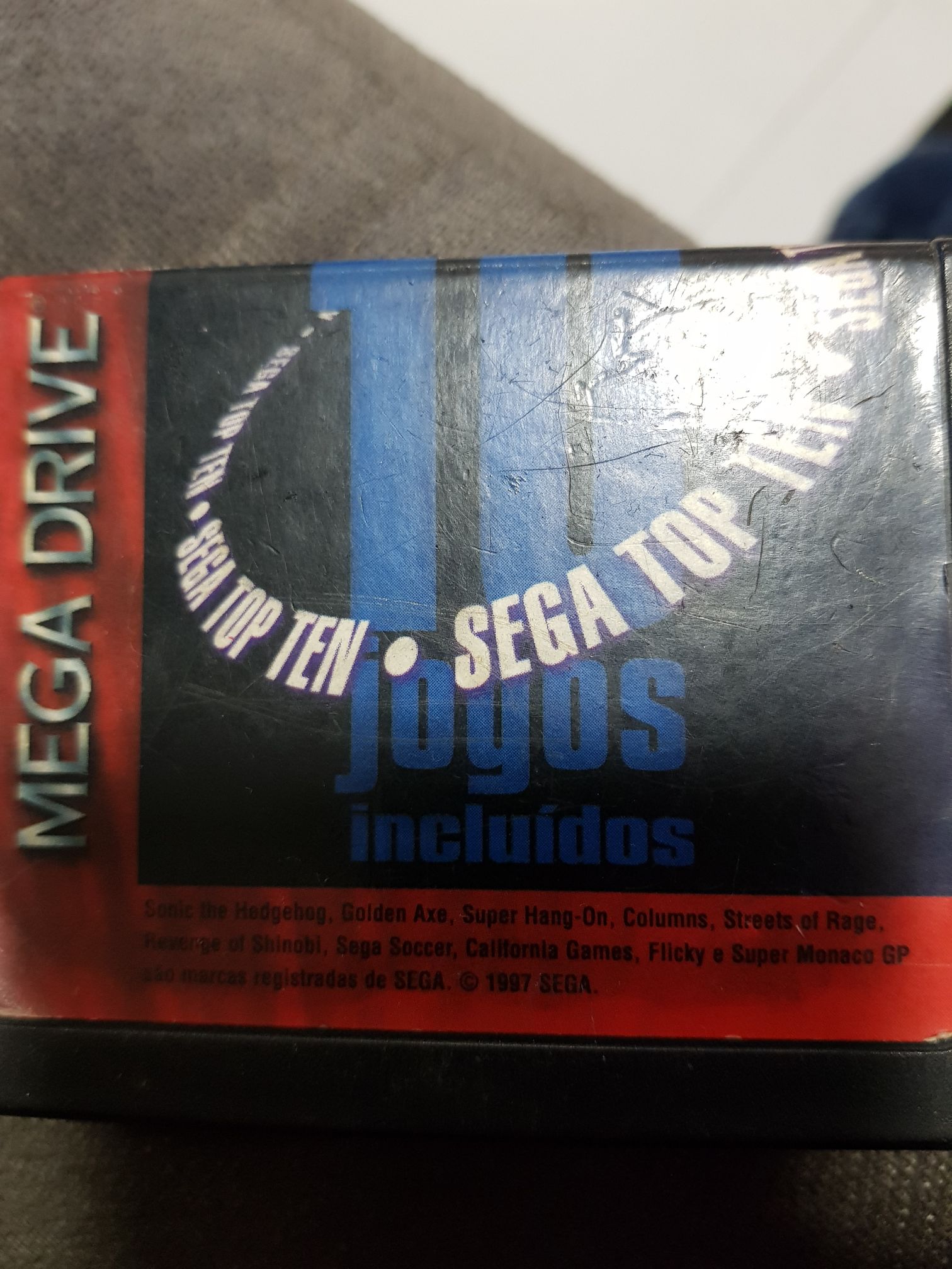 Sega Top Ten - Sega Genesis (Mega Drive) video game collectible - Main Image 1
