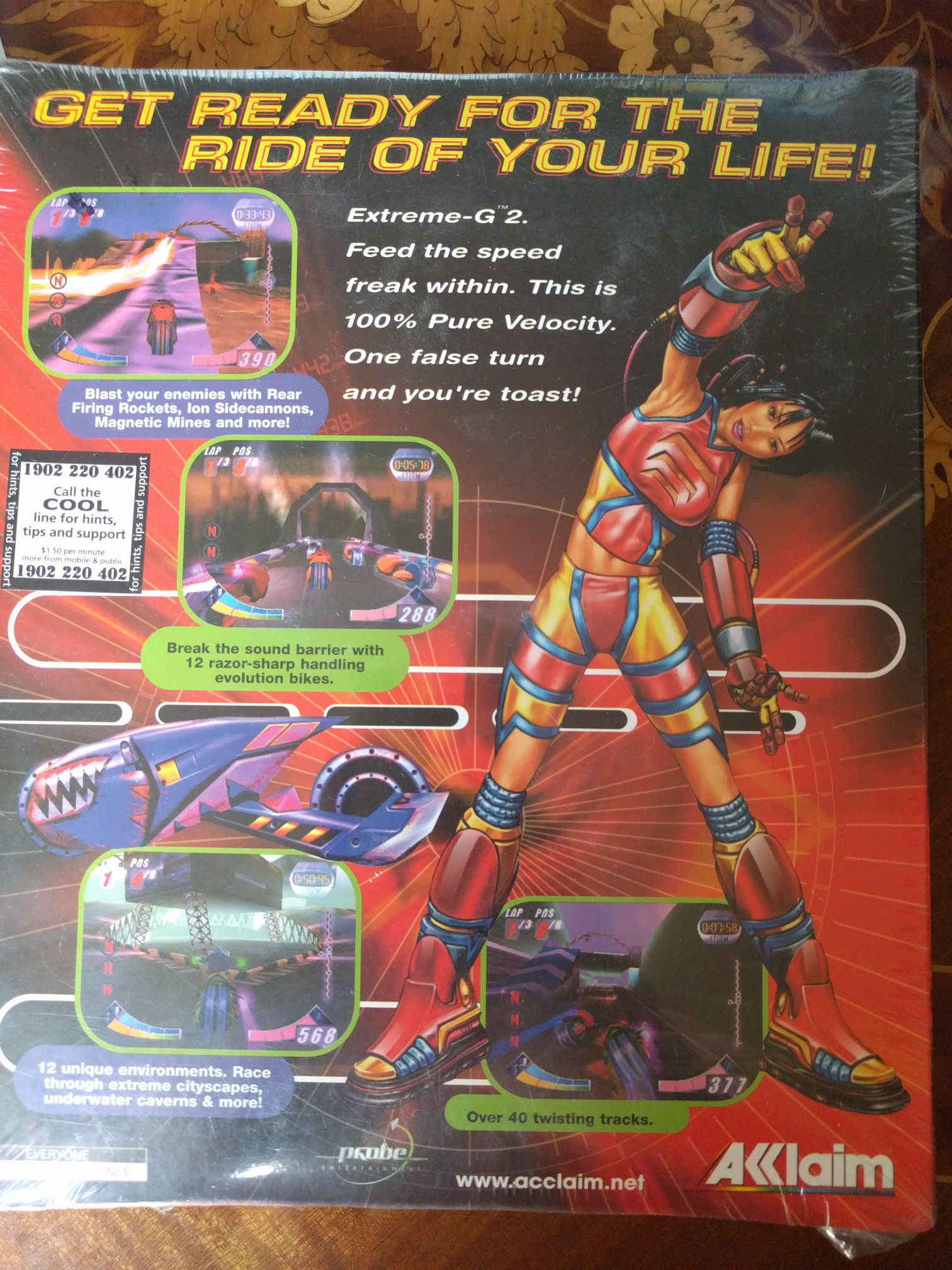 Extreme-G XG2 - PC (Akclaim) video game collectible - Main Image 2