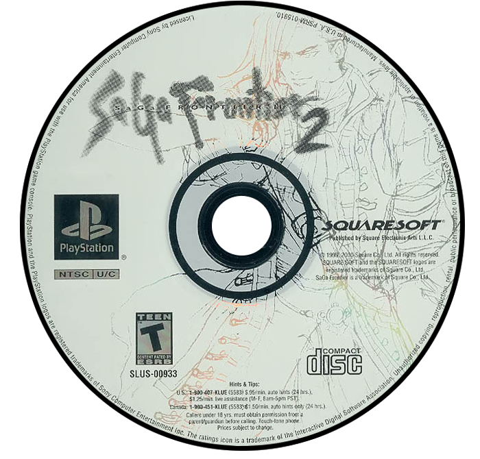 SaGa Frontier 2 - Sony PlayStation (SquareSoft - 1) video game collectible [Barcode 662248900032] - Main Image 3