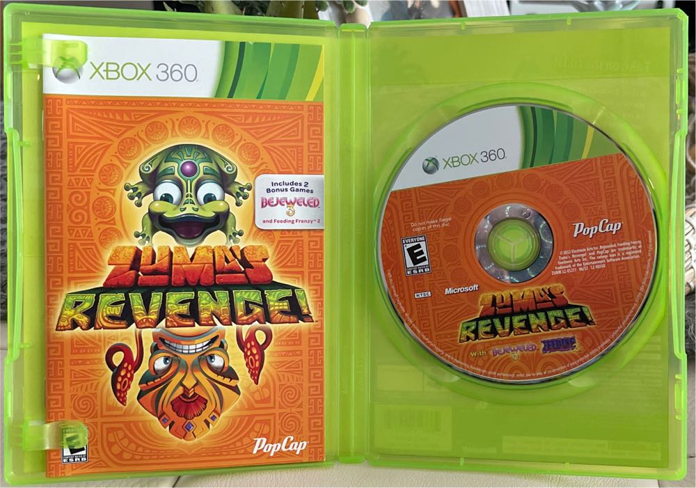 Zuma’s Revenge! - Microsoft Xbox 360 (Pop Cap - 1) video game collectible [Barcode 899274002779] - Main Image 3