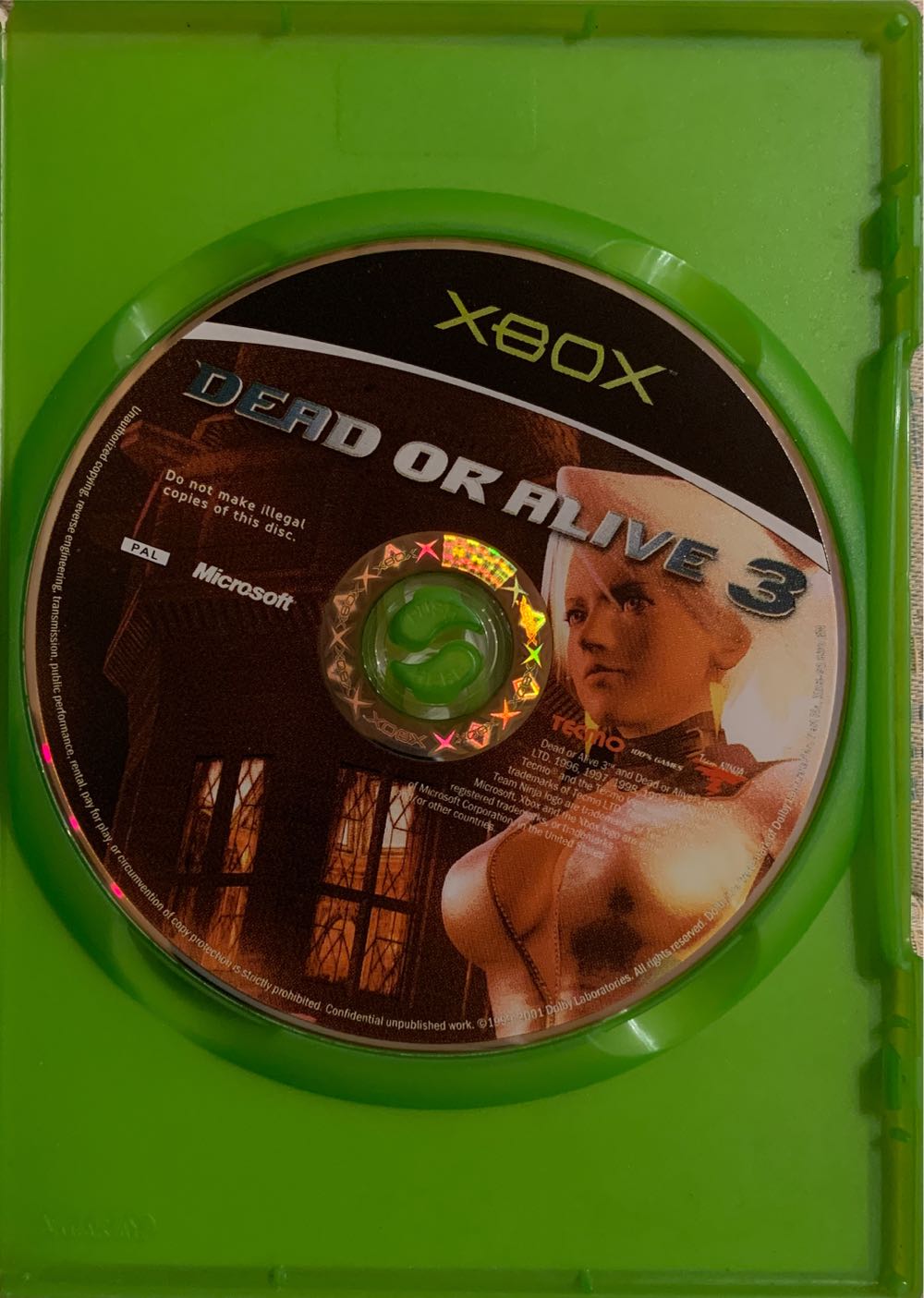 Dead or Alive 3 - Microsoft Xbox (Tecmo - 4) video game collectible [Barcode 805529011779] - Main Image 3