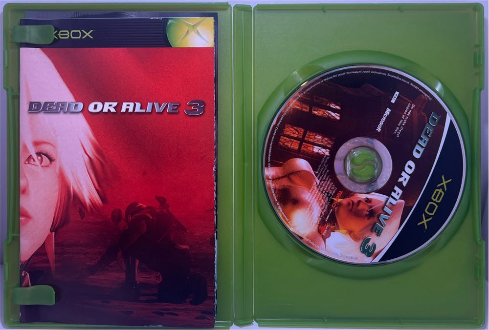 Dead Or Alive 3 - Microsoft Xbox (Tecmo - 2) video game collectible [Barcode 805529011786] - Main Image 3