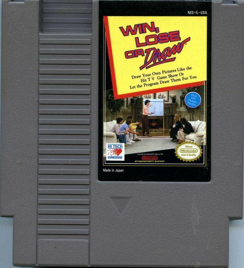 Win, Lose or Draw - Nintendo Entertainment System (NES) (Hi Tech Expressions - 1-2) video game collectible [Barcode 087855000300] - Main Image 2