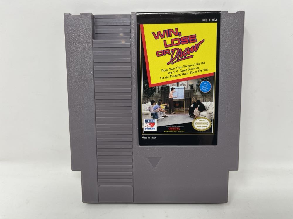 Win, Lose or Draw - Nintendo Entertainment System (NES) (Hi Tech Expressions - 1-2) video game collectible [Barcode 087855000300] - Main Image 3