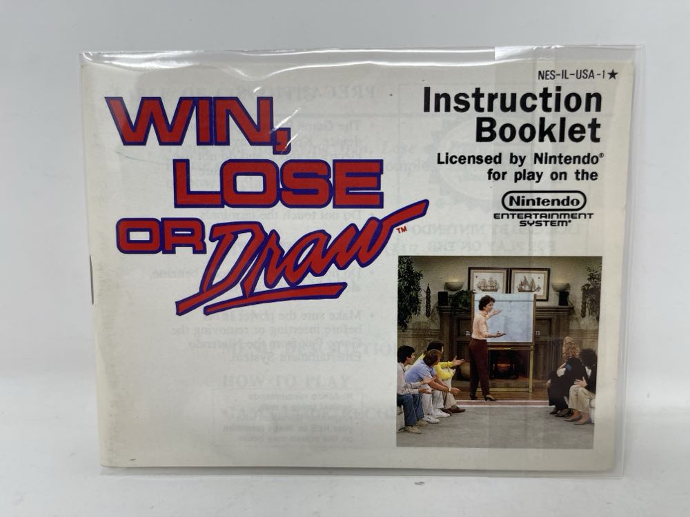 Win, Lose or Draw - Nintendo Entertainment System (NES) (Hi Tech Expressions - 1-2) video game collectible [Barcode 087855000300] - Main Image 4
