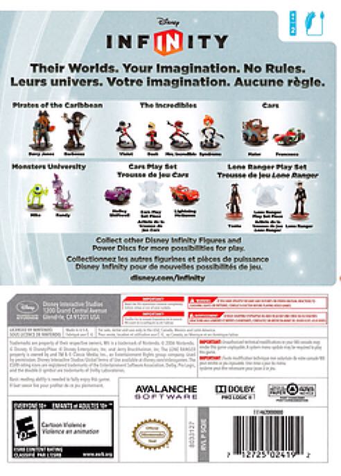 Disney Infinty - Nintendo Wii (Disney Interactive Studios - 2) video game collectible - Main Image 2