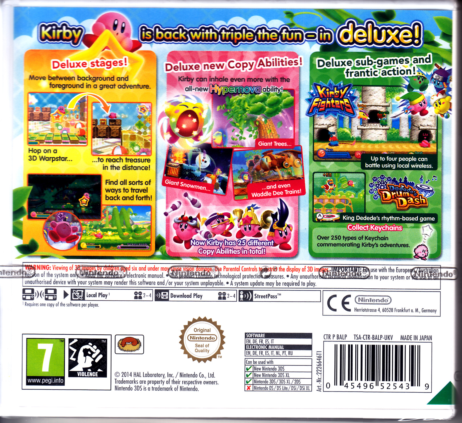 Kirby: Triple Deluxe - Nintendo 3DS (Nintendo - 1) video game collectible [Barcode 045496525439] - Main Image 2