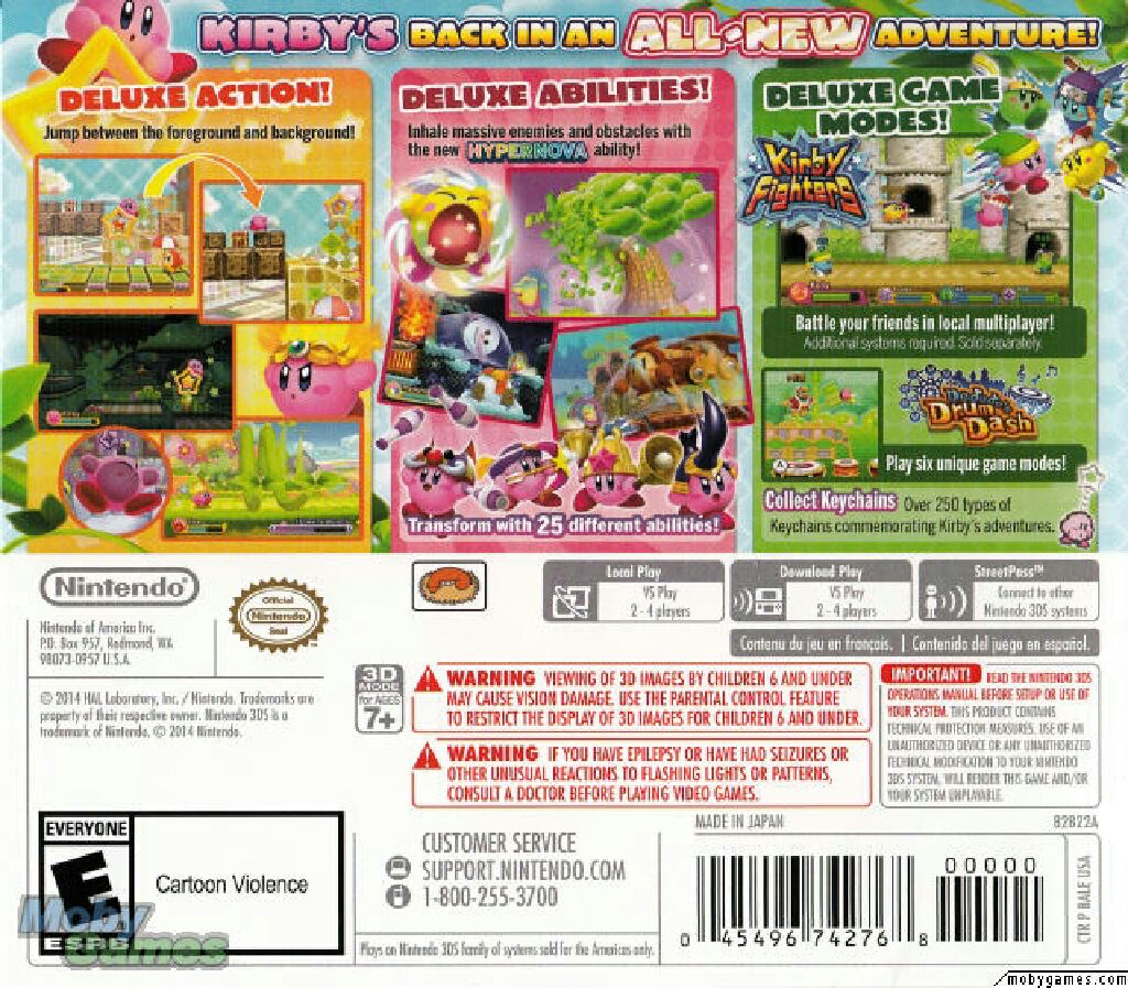 Kirby: Triple Deluxe - Nintendo 3DS (Nintendo - 1) video game collectible - Main Image 2