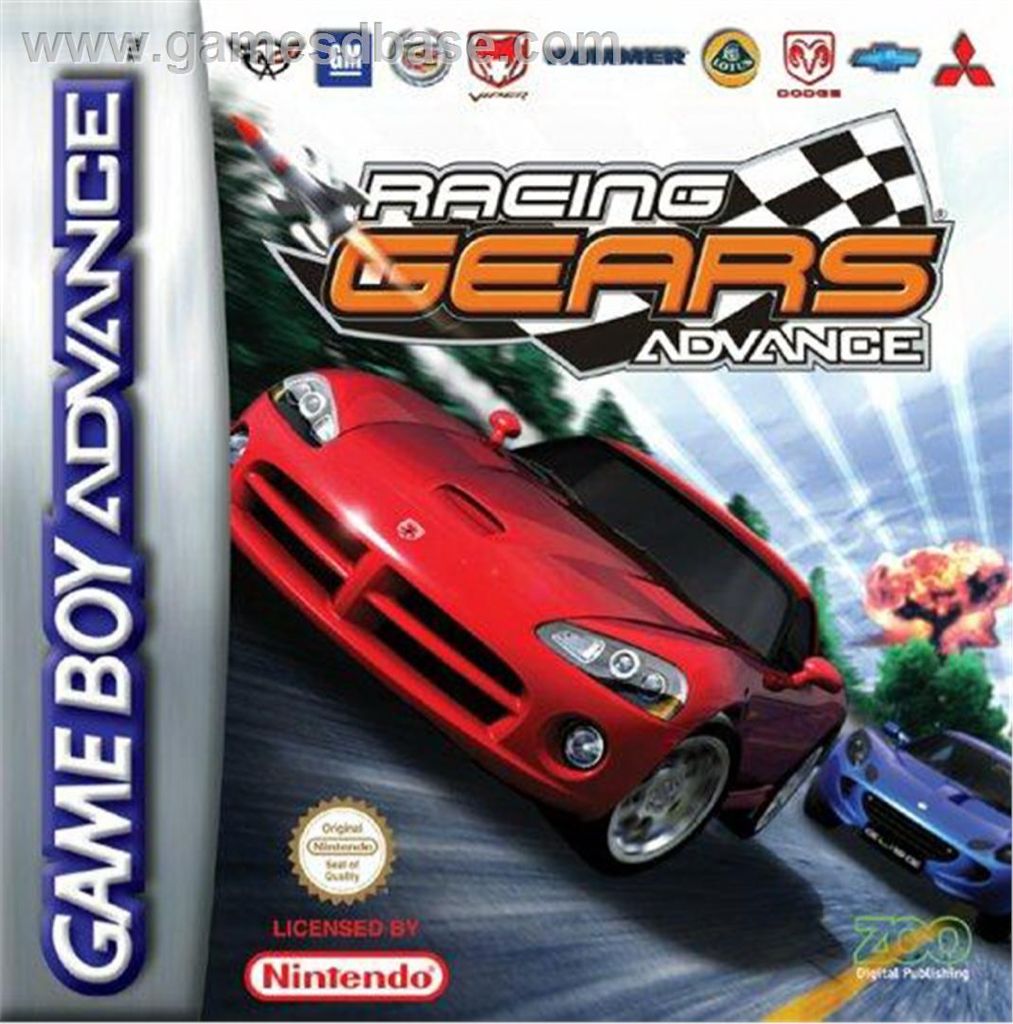 Racing Gears Advance - Nintendo Game Boy Advance (GBA) video game collectible - Main Image 1