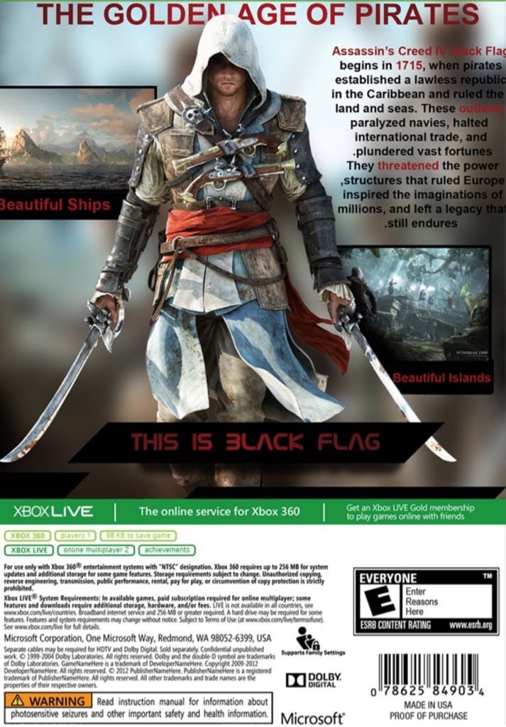 Assassins Creed: Black Flag - Microsoft Xbox One video game collectible - Main Image 2
