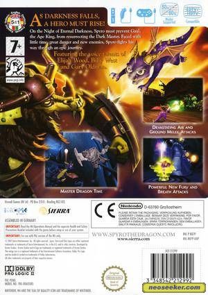 Spyro The Eternal Night - Nintendo Wii (Sierra - 1) video game collectible [Barcode 3348542213029] - Main Image 2