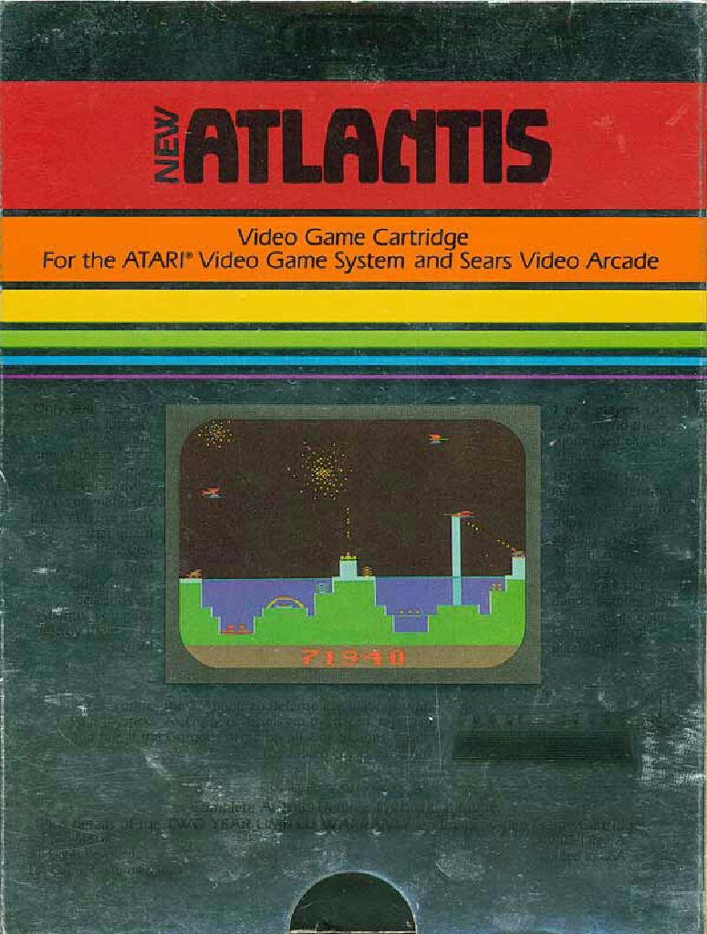 Atlantis - Atari 2600 (Imagic - 2) video game collectible - Main Image 2