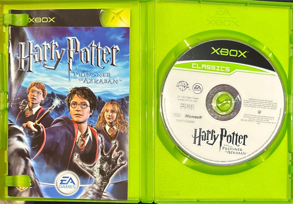 Harry Potter and the Prisoner of Azkaban - Classics - Microsoft Xbox (WB Games - 1) video game collectible [Barcode 5030941043267] - Main Image 3