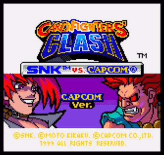 SNK vs Capcom - Card Fighters’ Clash (Capcom Version) - SNK Neo Geo Pocket Color (SNK) video game collectible [Barcode 018484006814] - Main Image 3