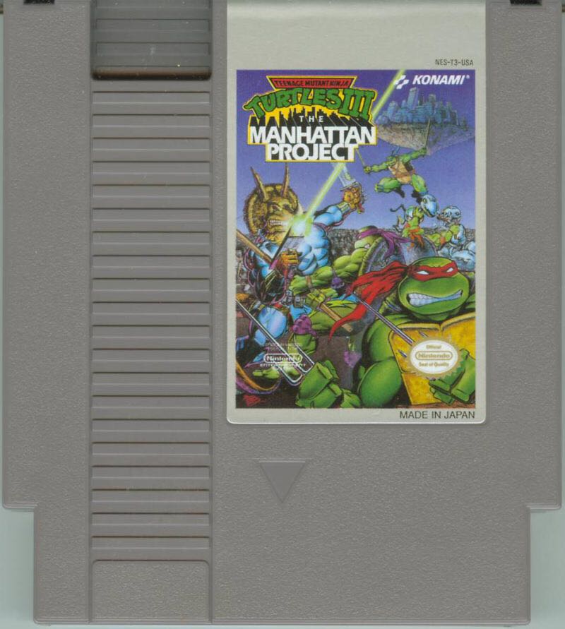 Teenage Mutant Ninja Turtles The Manhattan Project - Nintendo Entertainment System (NES) video game collectible - Main Image 2