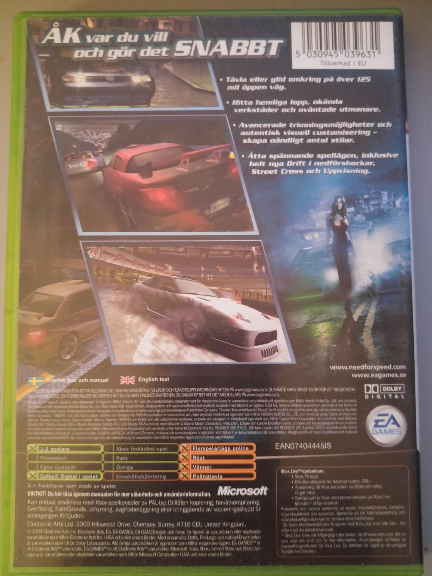 Need For Speed: Underground 2 - Nintendo GameCube (Electronic Arts/EA Games - 1-2) video game collectible [Barcode 5030932039590] - Main Image 2