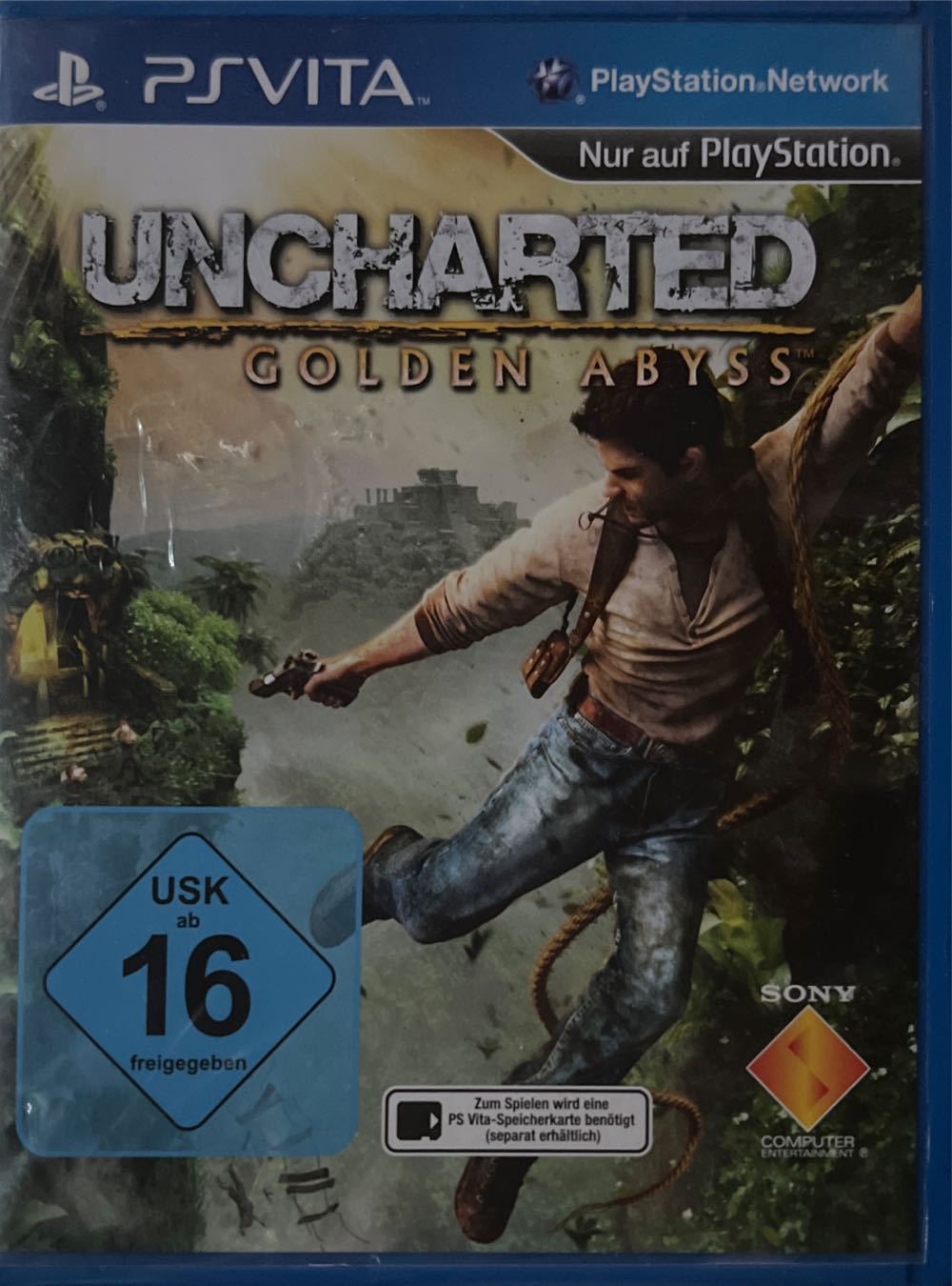 Uncharted Golden Abyss - Sony PlayStation Vita (PS Vita) (Sony Computer Entertainment - 1) video game collectible [Barcode 711719200925] - Main Image 3