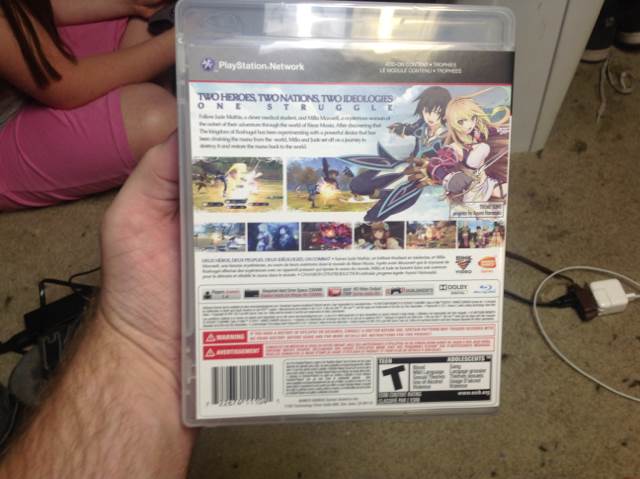 Tales of Xilla - Sony PlayStation 3 (PS3) (Namco - 1-4) video game collectible [Barcode 722674111041] - Main Image 2