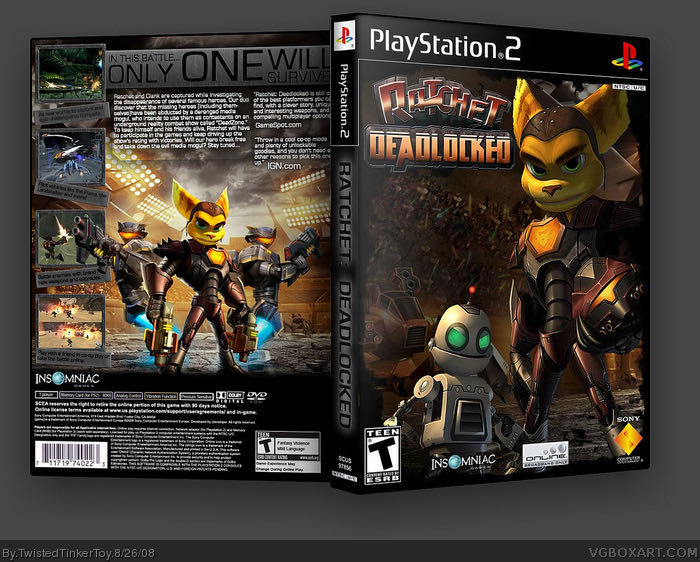 Ratchet: Deadlocked - Mobile (SCEA - 4) video game collectible [Barcode 7221617746522] - Main Image 2