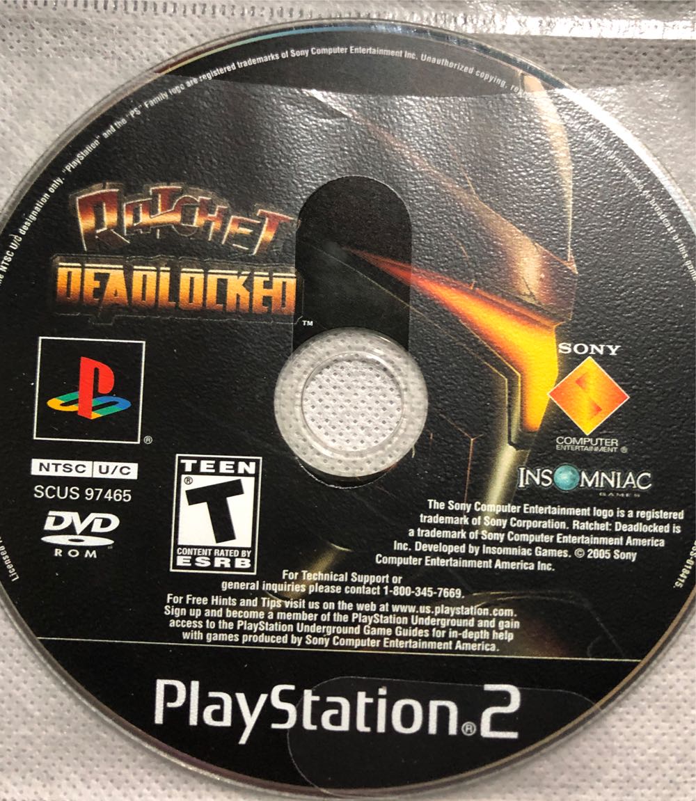 Ratchet: Deadlocked - Mobile (SCEA - 4) video game collectible [Barcode 7221617746522] - Main Image 4