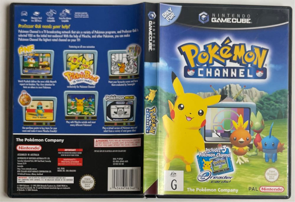 Pokemon Channel - Nintendo GameCube (Nintendo - 1) video game collectible [Barcode 045496961466] - Main Image 4