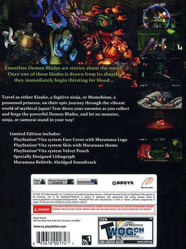 Muramasa Rebirth: Blessing Of Amitabha Collector’s Edition (PS Vita) - Sony PlayStation Vita (PS Vita) video game collectible - Main Image 2