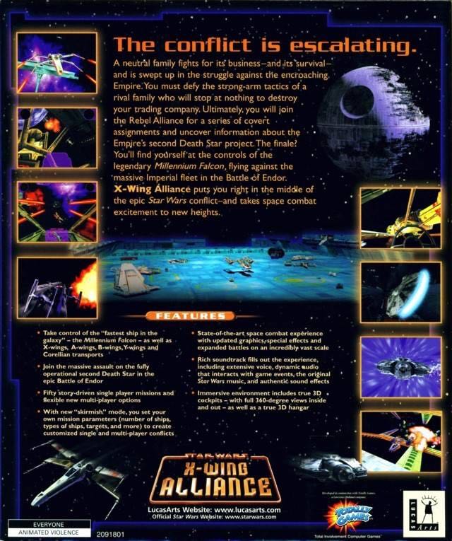 Star Wars - X-Wing Alliance - PC (LucasArts Entertainment Company LLC) video game collectible - Main Image 2