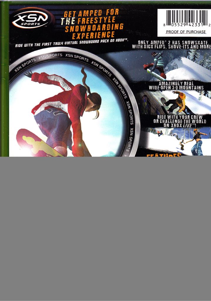 Amped - Microsoft Xbox (Microsoft - 1-4) video game collectible [Barcode 659556980511] - Main Image 2