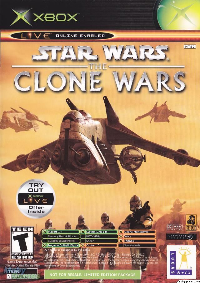 Star Wars: Clone Wars/Tetris Worlds - Microsoft Xbox 360 video game collectible - Main Image 1