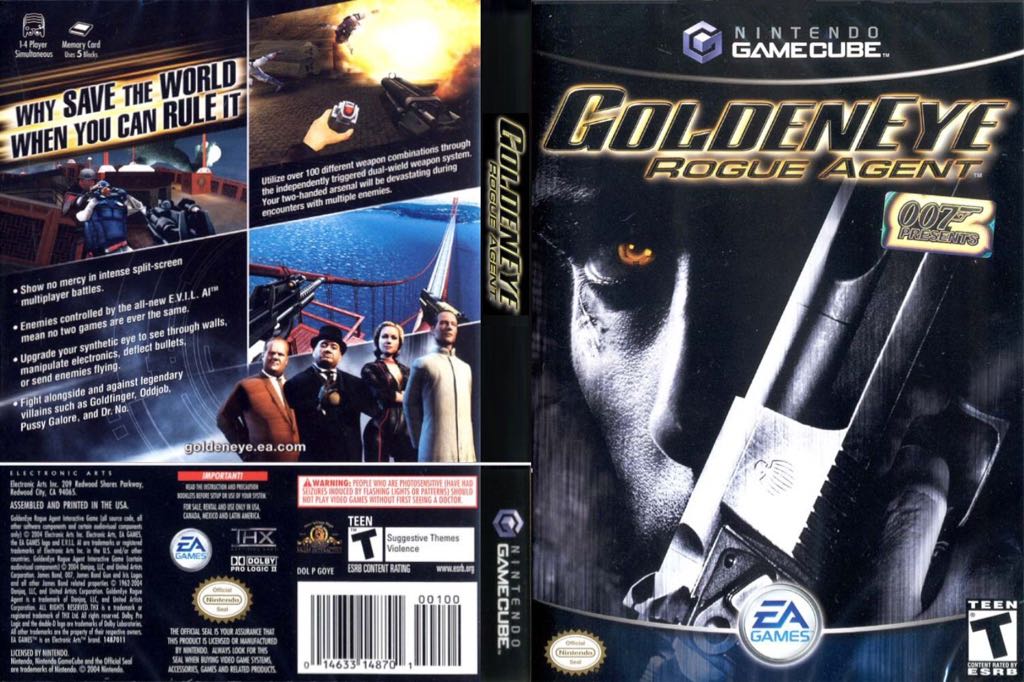 Goldeneye: Rogue Agent - Microsoft Xbox video game collectible [Barcode 5030943039718] - Main Image 2