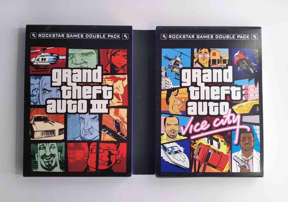 Grand Theft Auto III/Vice City Double Pack - Sony PlayStation 2 (PS2) video game collectible [Barcode 5026555301701] - Main Image 3