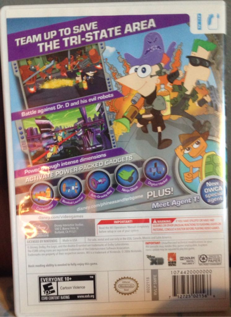 Phineas and Ferb Across the Second Dimension - Nintendo Wii (2) video game collectible - Main Image 2