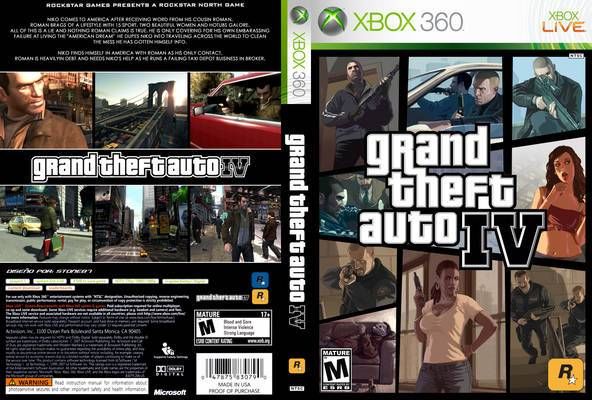 Gta 4 - Microsoft Xbox 360 (Rockstar Games, Inc.) video game collectible - Main Image 2