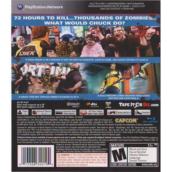 Deadrising 2 : Off The Record - Microsoft Xbox 360 (Capcom) video game collectible [Barcode 01332131] - Main Image 2
