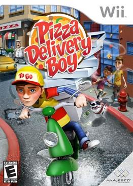 Pizza Delivery Boy - Nintendo Wii (Majesco Entertainment - 1) video game collectible [Barcode 096427016151] - Main Image 1