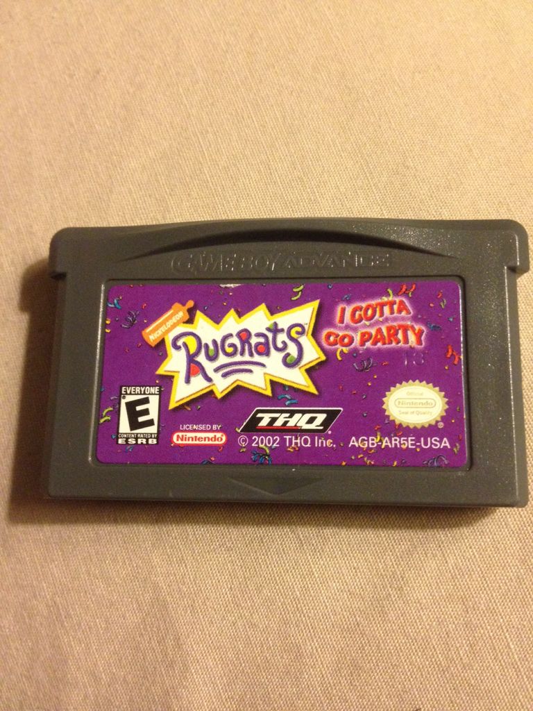 Rugrats : I Gotta Go Party - Nintendo Game Boy Advance (GBA) video game collectible - Main Image 1