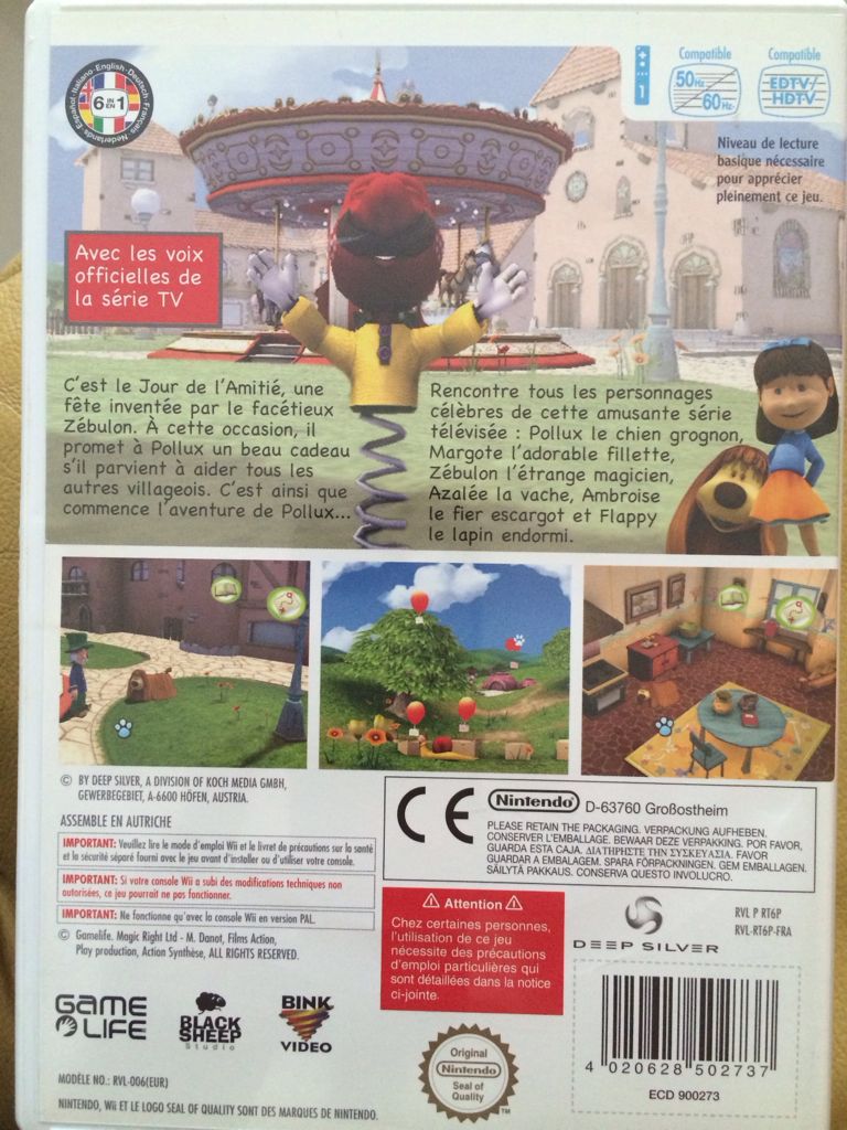 Le manège Enchantee - Nintendo Wii video game collectible [Barcode 4020628502737] - Main Image 2