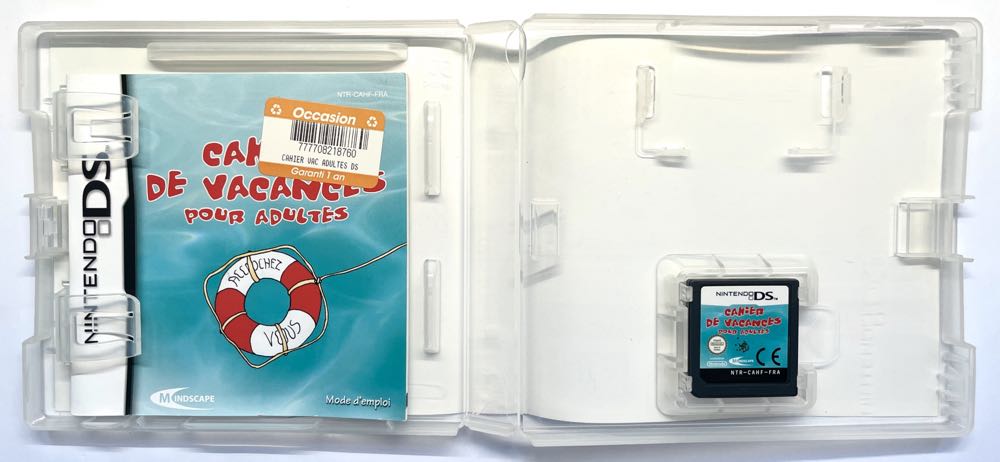 Cahier de Vacances pour Adultes - Nintendo DS (1) video game collectible [Barcode 5390102491574] - Main Image 3