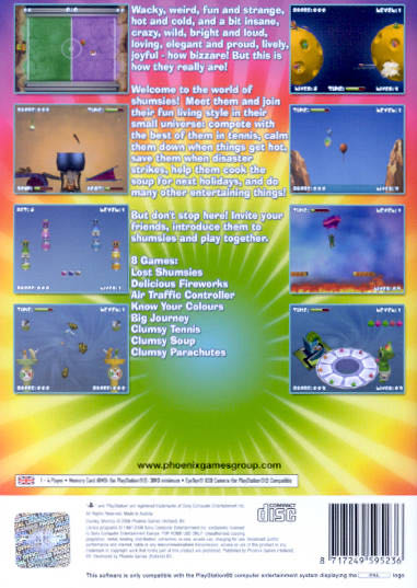 (uk) eye toy Clumsy Shumsy - Sony PlayStation 2 (PS2) video game collectible [Barcode 8717249595236] - Main Image 2