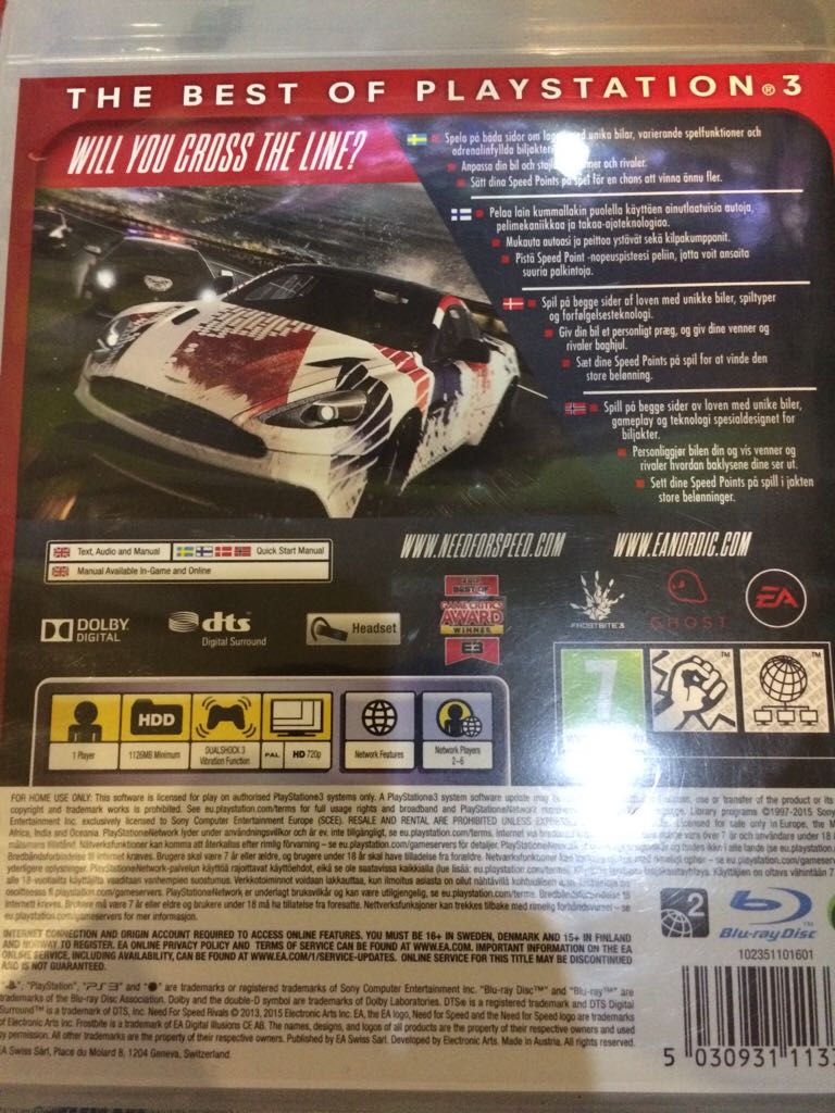 Need for Speed Rivals Essentials - Nintendo DS (1) video game collectible [Barcode 5030931113307] - Main Image 2